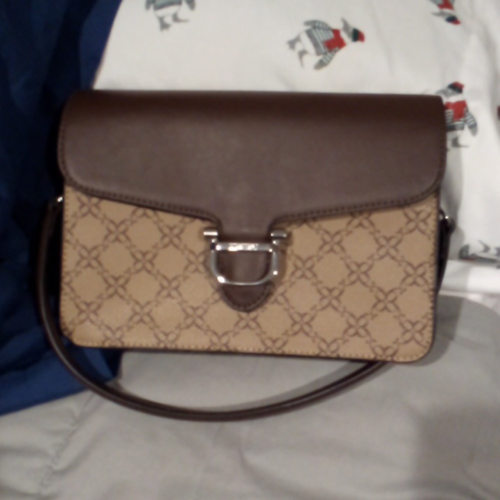 Women Nine West cross body brown bag
